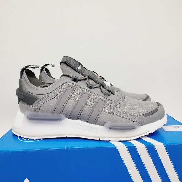 New Adidas Originals NMD_V3 Women's Grey Running Shoes Size 8.5 - Picture 4 of 8